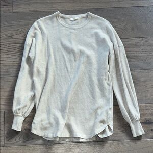 Tea n Rose Cream Long Sleeve Top